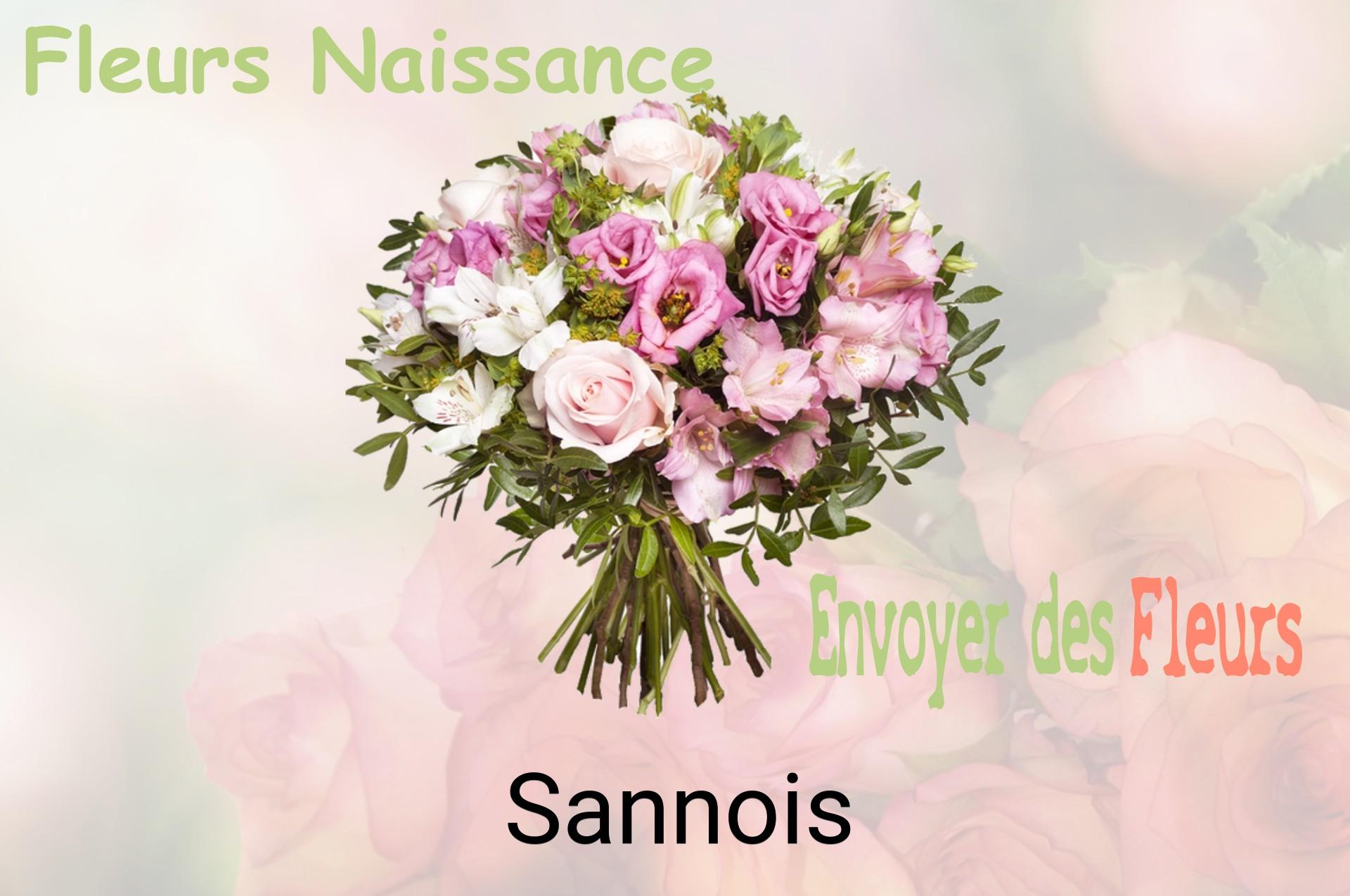 Bouquet de fleurs de naissance livré à Sannois